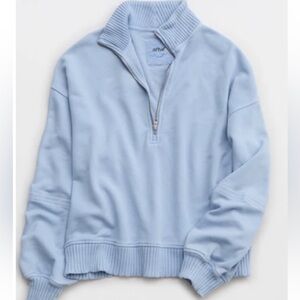 Aerie Sun's Out Quarter Zip Sweatshirt